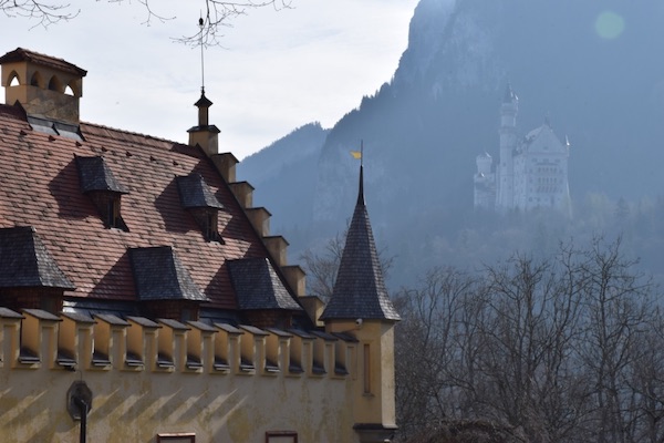 Neuschwanstein castle from Hohenschwangau