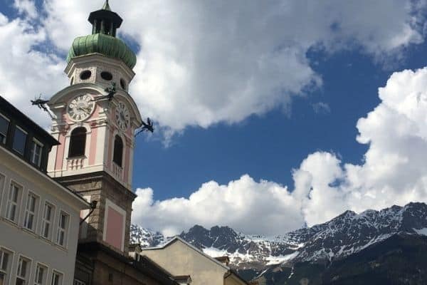 Clock tower center of Innsbruck Austria 1 Day Itinerary