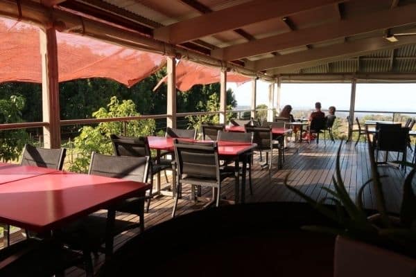 Flame Hill Vineyard outdoor deck-Australia