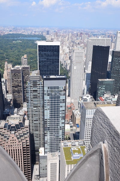 New York City skyline from Observation Deck