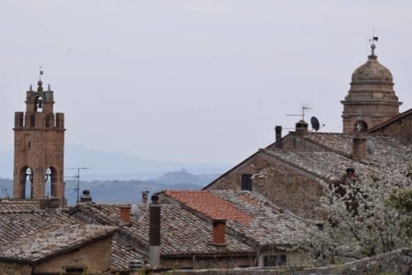 Rooftops of Montalcino Italy