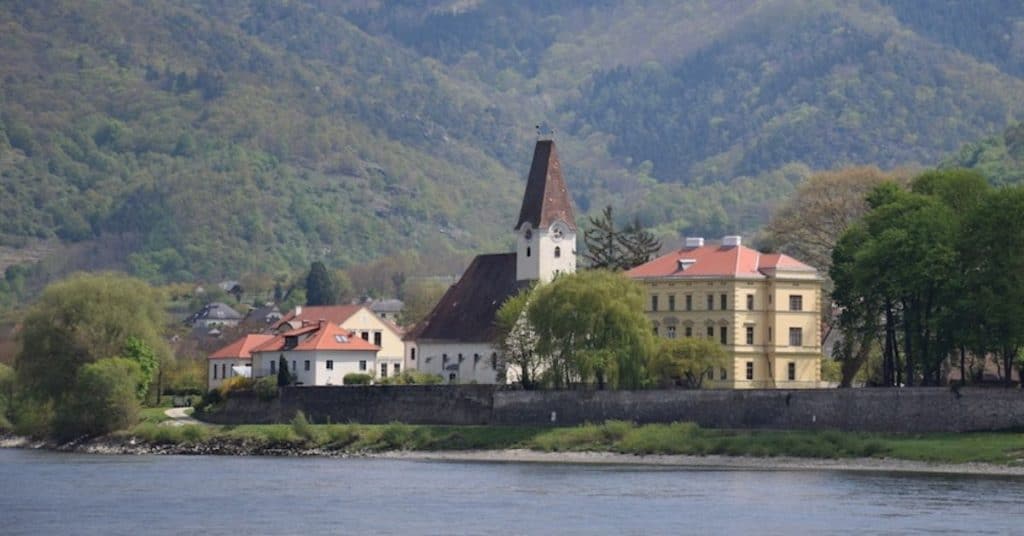 Town in Danube Wachau Valley Austria