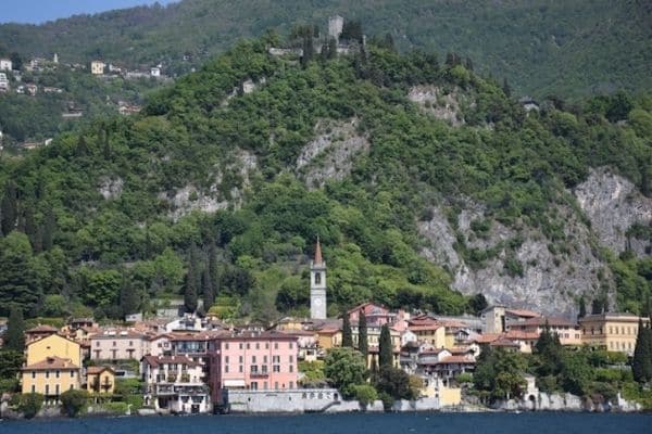 Town of Varenna on Lake Como Italy