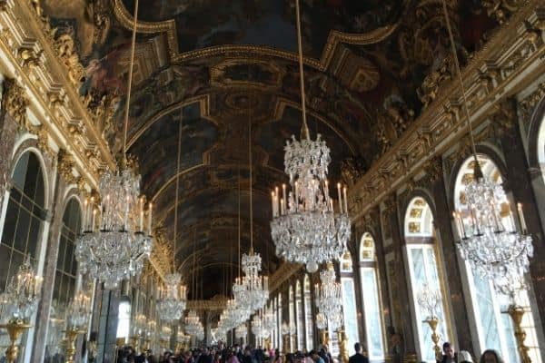 Hall of Mirrors Palace of Versailles France