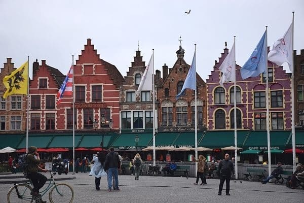 Markt Square Bruges on one day in Bruges from Brussels