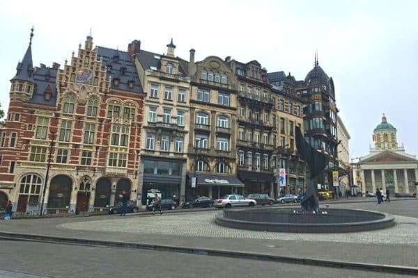 Old England Building and other buildings Brussels City Center Belgium
