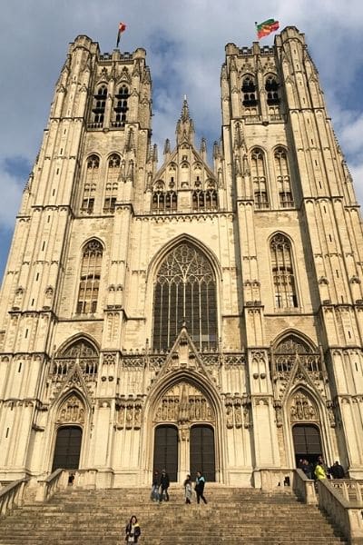 St. Michael and St. Gudula Cathedral Brussels front