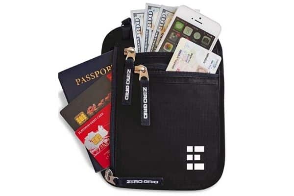 ZERO GRID Travel Wallet & Passport Holder is a long-haul flight essential