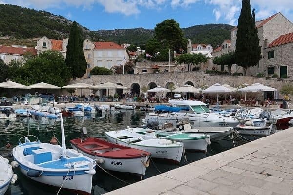 Boats in Bol Croatia
