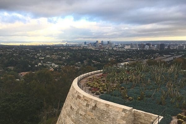 LA view from Getty Museam