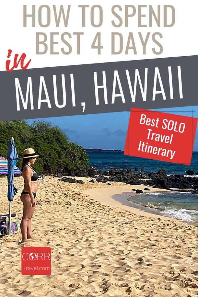 4 Days in Maui-Solo Travel Itinerary-Pinterest