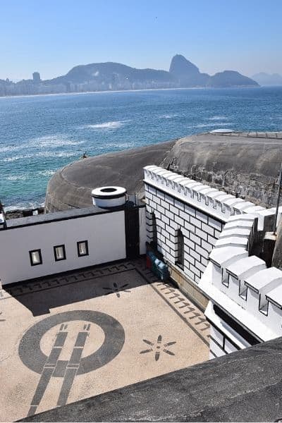 Ocean View from Fort de Copacabana Rio de Janeiro