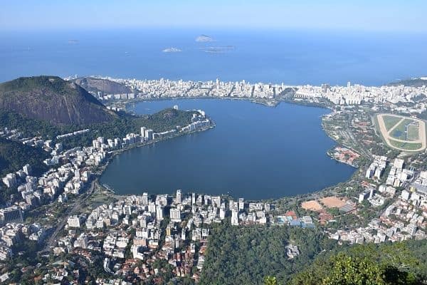 Over looking Rio de Janeiro Alone from Christ de Redeemer Statue