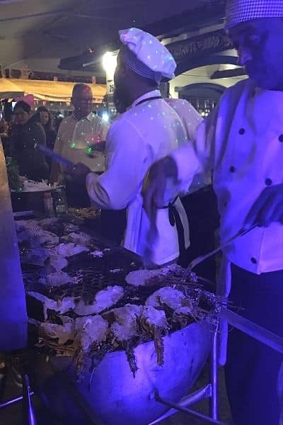 Lobster food vendor Fest Gastronômico de Búzios Brazil