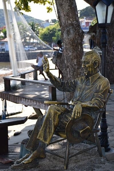 President Juscelino Kubitschek Statue Buzios Brazil