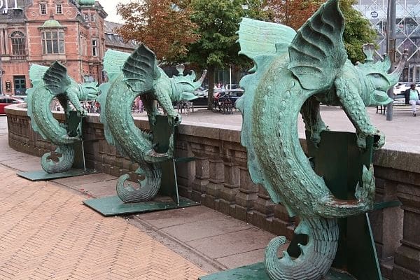 Copenhagen City Hall dragons