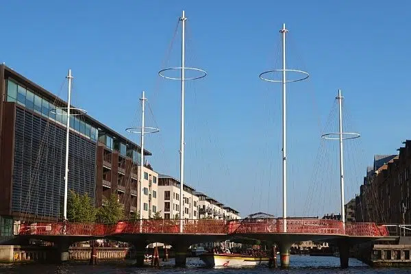 Five Circles Pedestrian Bridge Copenhagen solo travel
