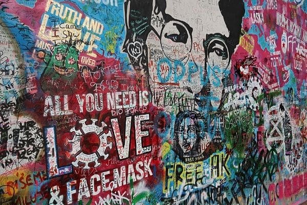 John Lennon Wall Prague solo travel