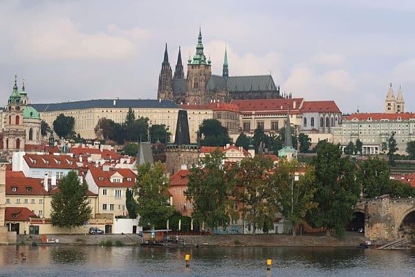 Prague Castle above Malá Strana