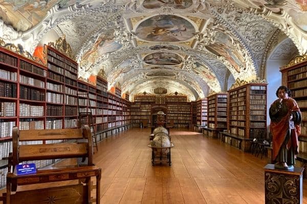 Strahov Monastery library Prague solo travel guide