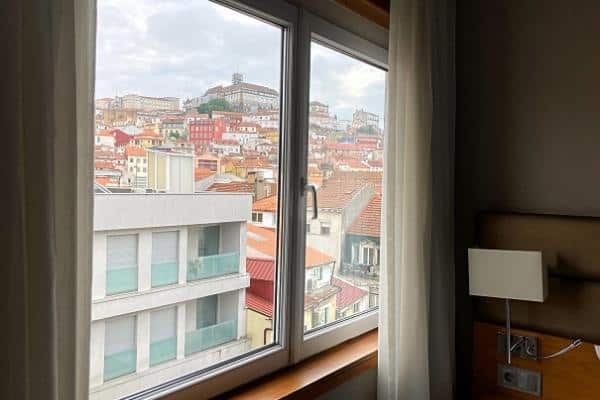 View of Coimbra from Hotel Oslo room