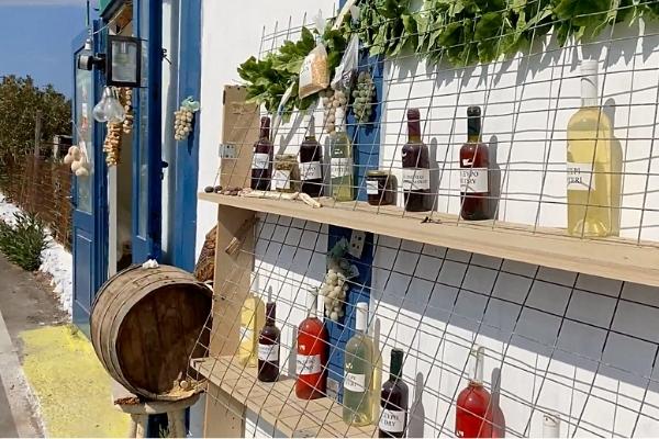 Akrotiri wine shop Santorini Greece-1