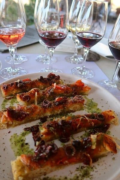Food and wine Domaine Sigalas Santorini Greece