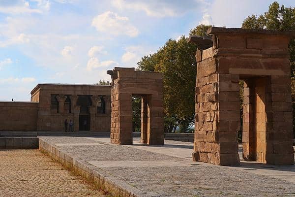 Temple of Debod Madrid solo travel