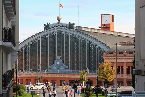 Atocha station Madrid Spain