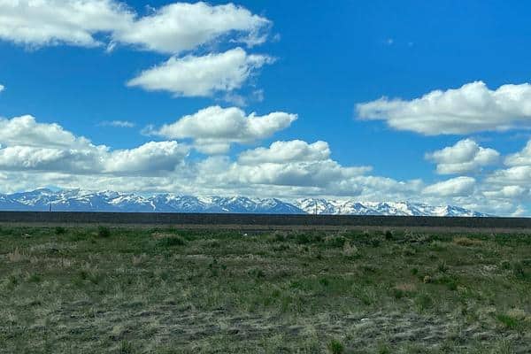 Mountains and horizon Nevada