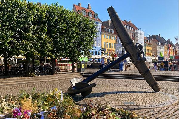 Memorial Anchor at Nyhavn Copenhagen