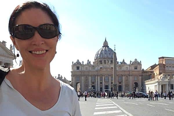Gwen in Vatican City