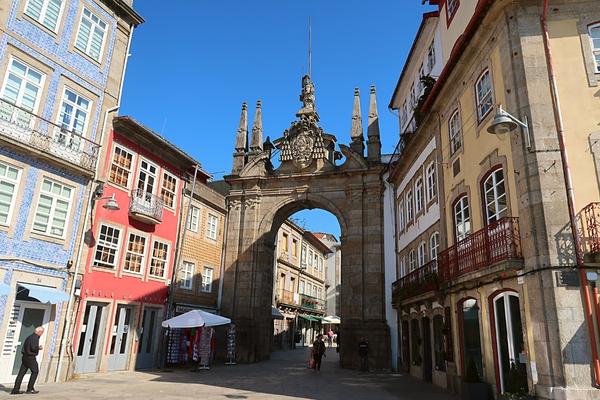 Porta Nova Arch Braga Portugal