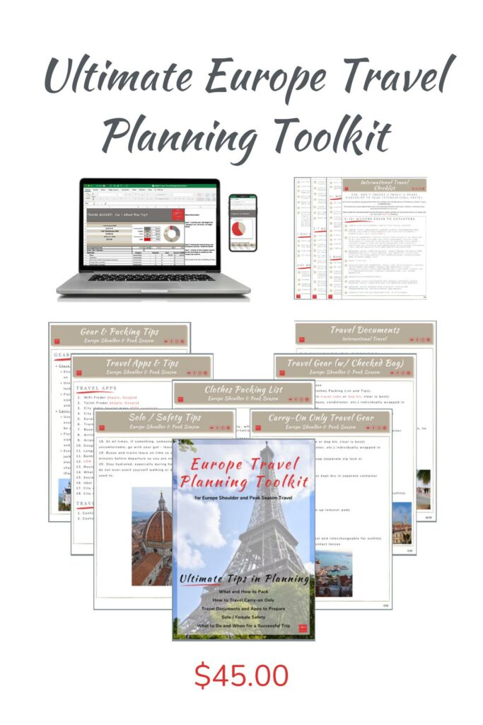 CORR Travel Ultimate Europe Planning Toolkit