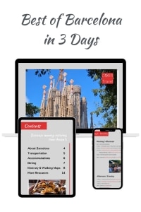 Barcelona 3 Day Itinerary PDF 2023