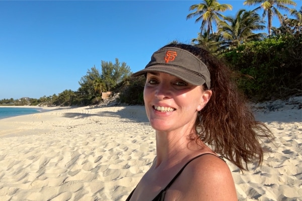 Gwen at Cabbage Beach Paradise Island