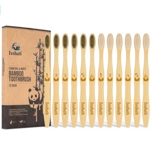 Isshah Natural Bamboo Toothbrushes_B077Z2WWP8
