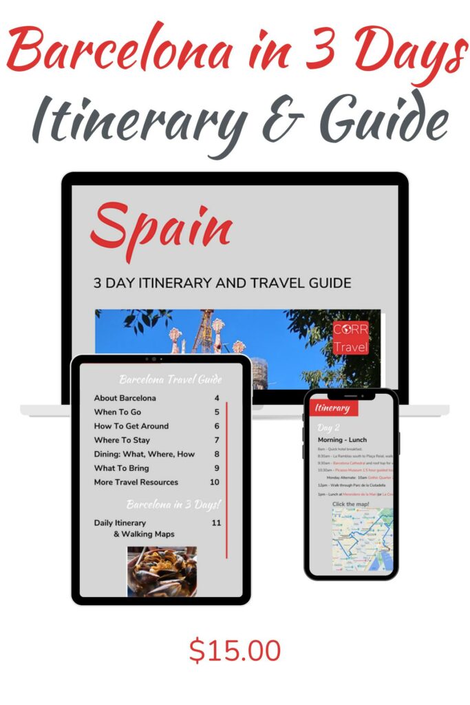 Barcelona 3 Day Itinerary PDF
