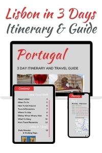 Lisbon 3 Day Itinerary PDF