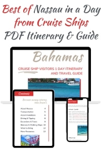 Nassau 1 Day Itinerary PDF