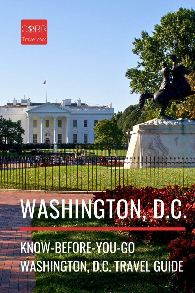 Washington DC Travel Guide-Pinterest Pin