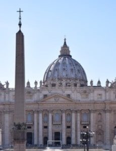 St Peter's Square and Church Vatican City