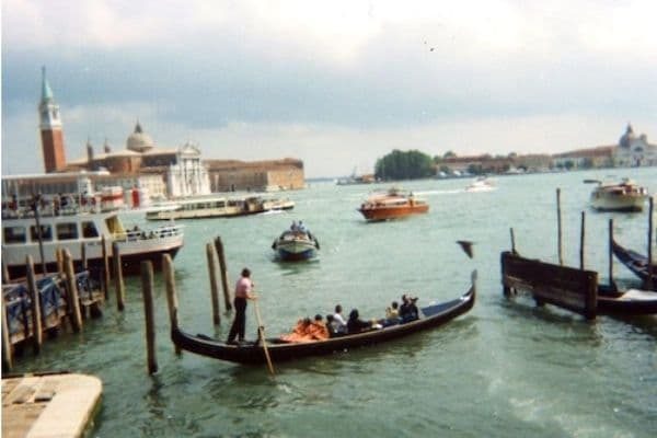 Gondolas on water Venice Italy 2 Day Itinerary