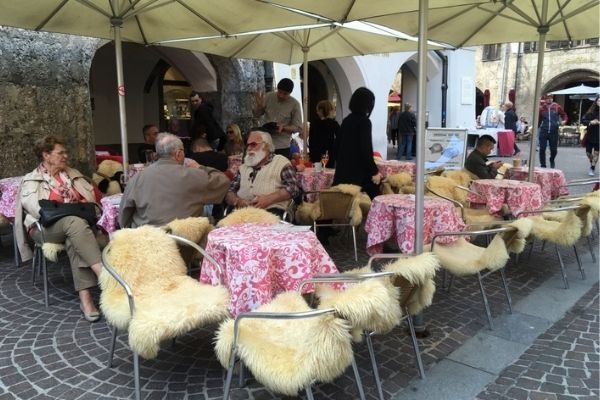 outdoor dining Innsbruck Austria 1 Day Itinerary